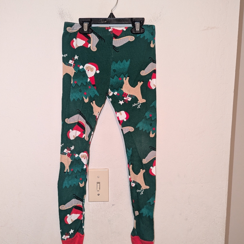 Carter's green Christmas PJ pants size 8/8A